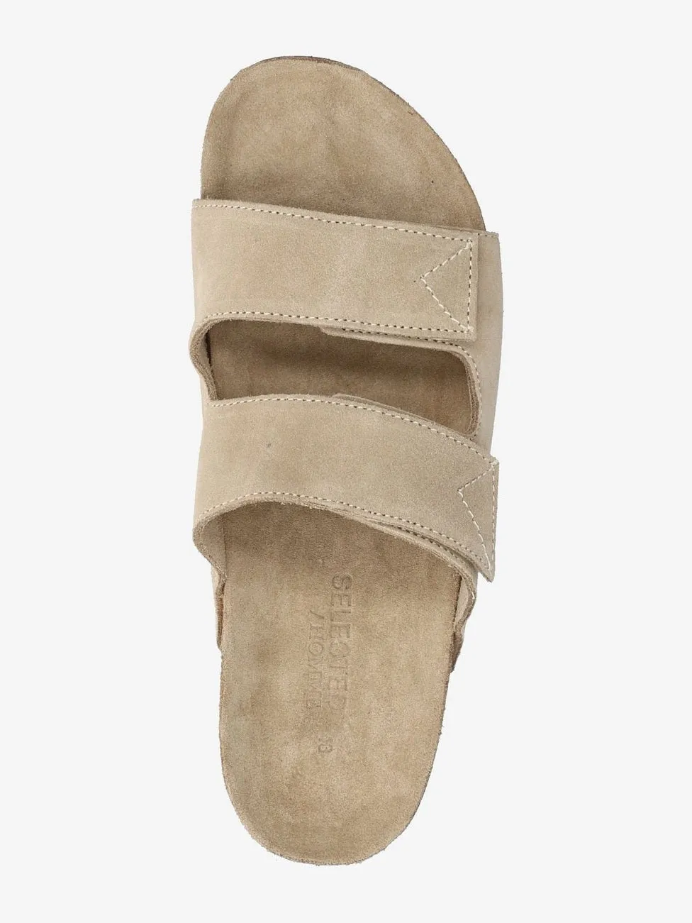 Bastian suede strap slider - sand sold by Brando product image thumbnail 4