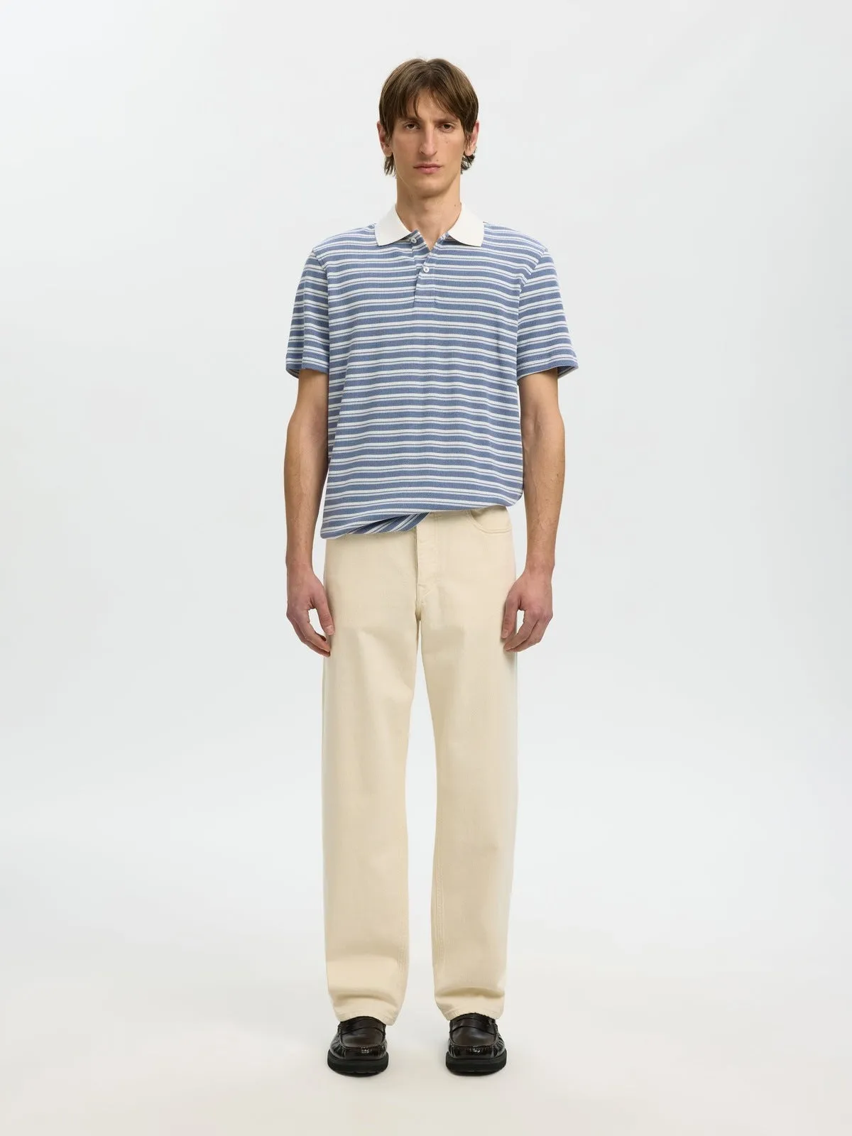 Blaze polo - egret sold by Brando product image thumbnail 3