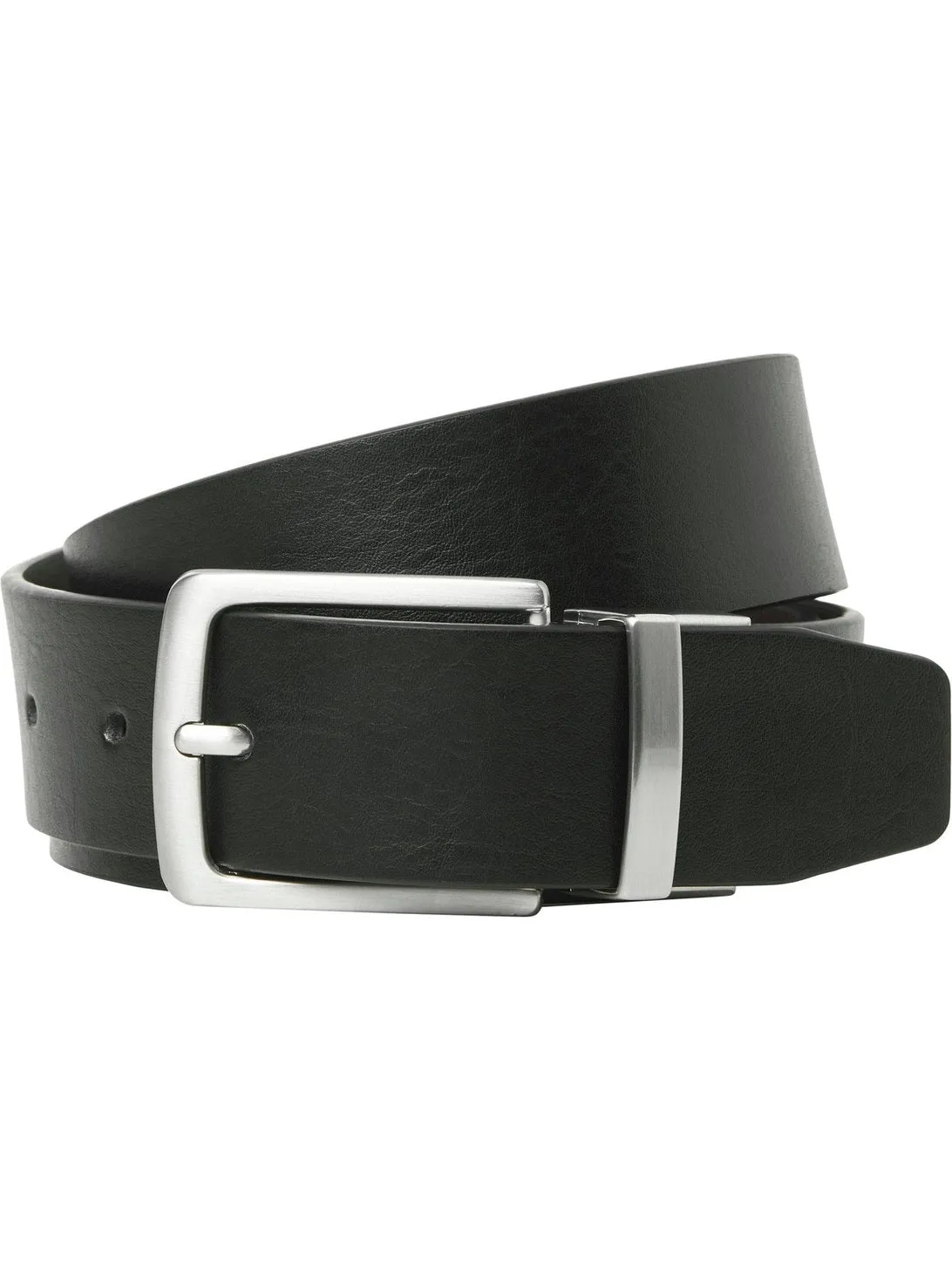 Jacrio reversible leather belt - black dark brown reversible sold by Brando product image thumbnail 2