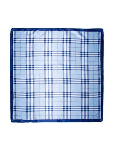 Skjerf rutet - blå sold by Brando product image thumbnail 2