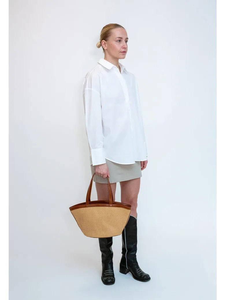 Bea raffia structure veske - desert sold by Brando product image thumbnail 4