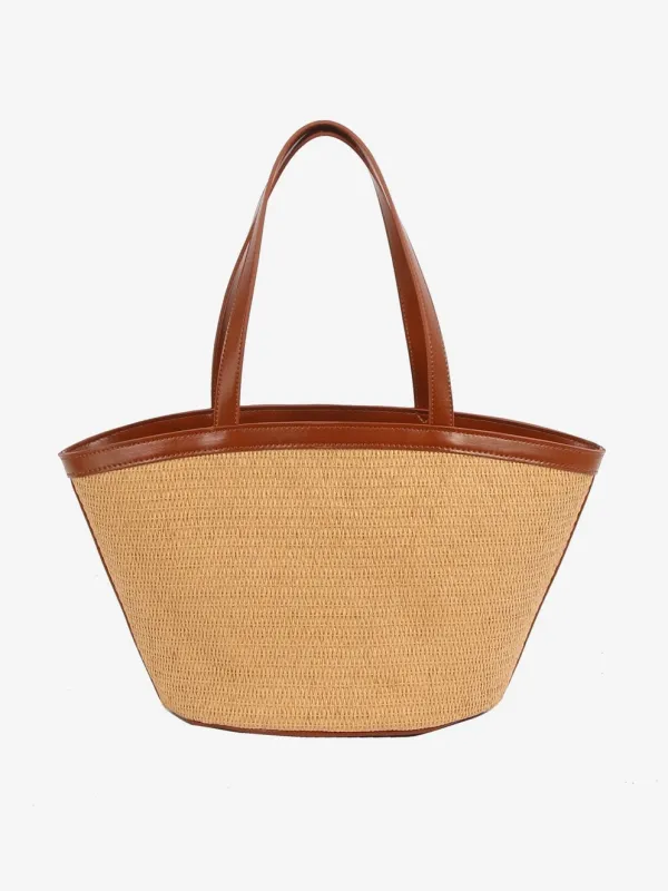 Bea raffia structure veske - desert made by HVISK