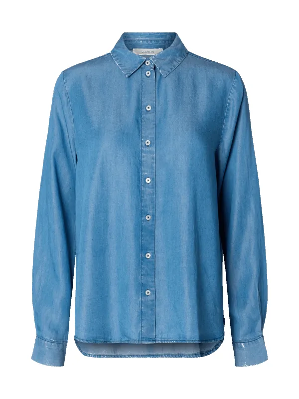 Janna viva skjorte - medium blue denim made by Selected