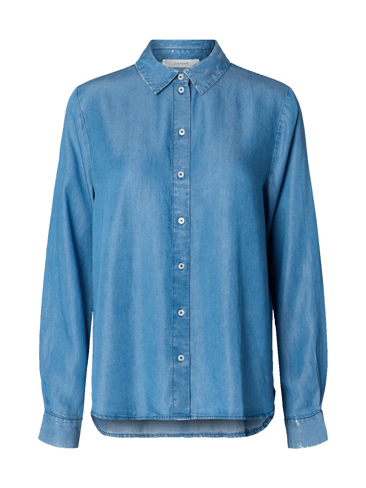 Janna viva skjorte - medium blue denim sold by Brando