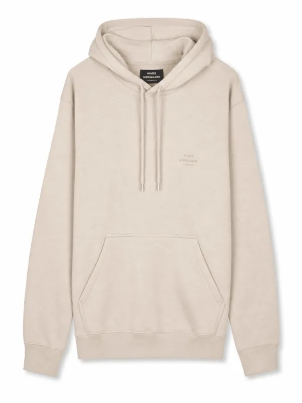 Standard hoodie logo sweat - plaza taupe made by Mads Norgaard