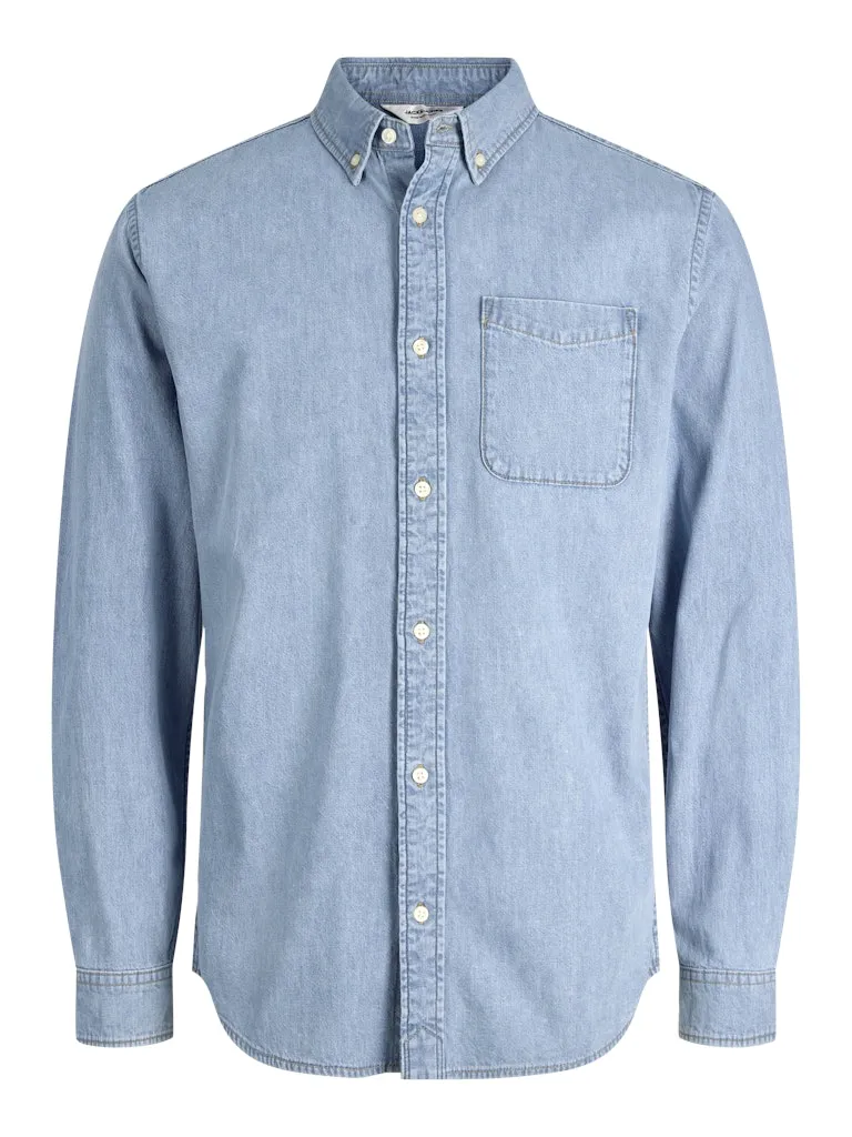 Brook oxford skjorte - light blue sold by Brando