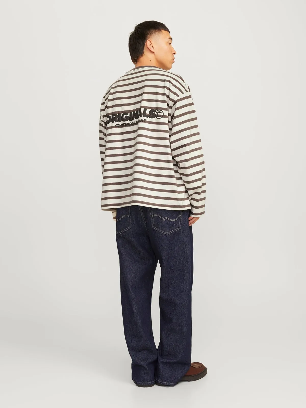 Islington t-skjorte langermet - deep taupe sold by Brando product image thumbnail 2