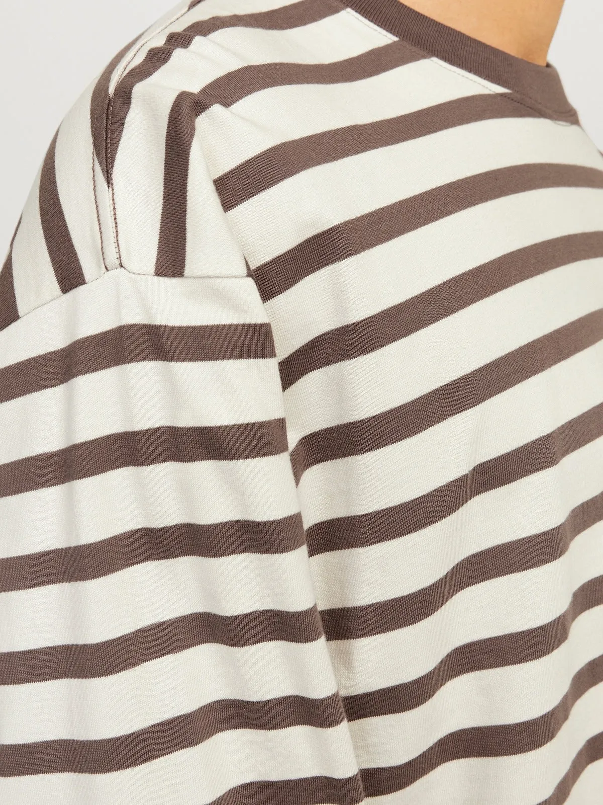 Islington t-skjorte langermet - deep taupe sold by Brando product image thumbnail 5