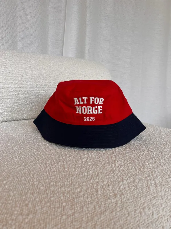 Norway bucket hat - lychee made by Jack & Jones