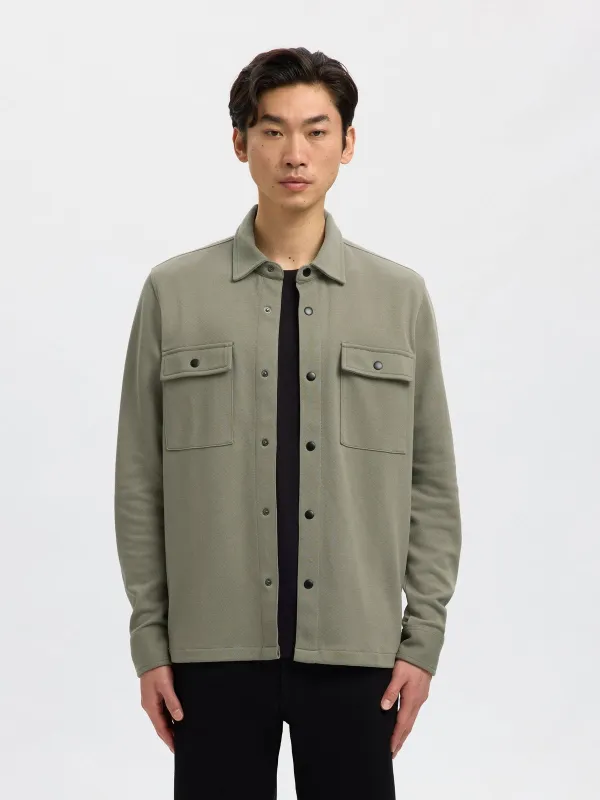 Jackie sweat jakke - vetiver made by Selected