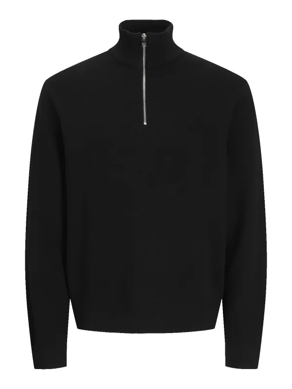Milano half zip - black made by Jack & Jones