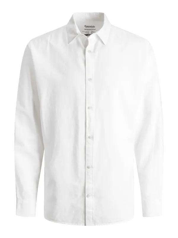 Summer lin skjorte - white made by Jack & Jones