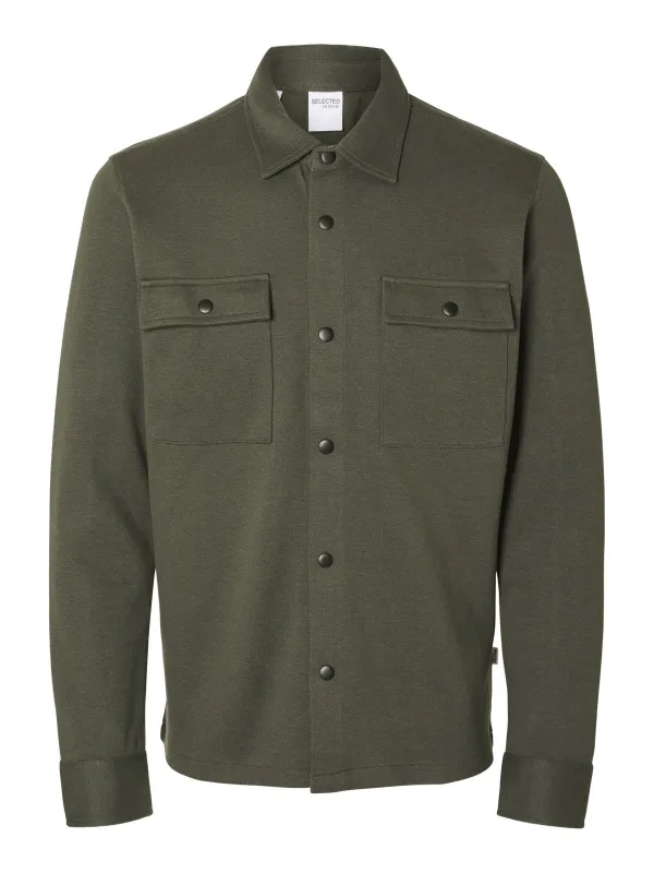 Jackie sweat jakke - forest night made by Selected