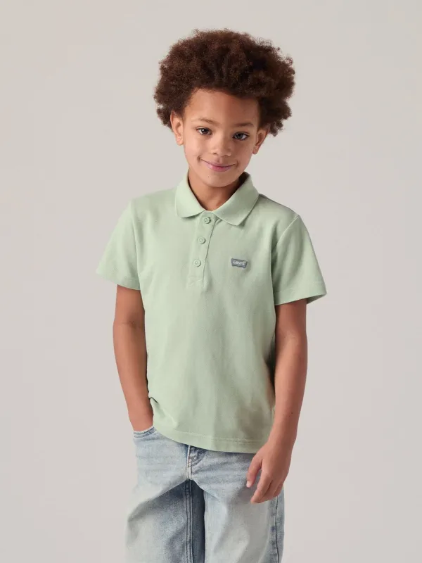 BACK NECK TAPE POLO T-SKJORTE - Cameo Green made by Levi's
