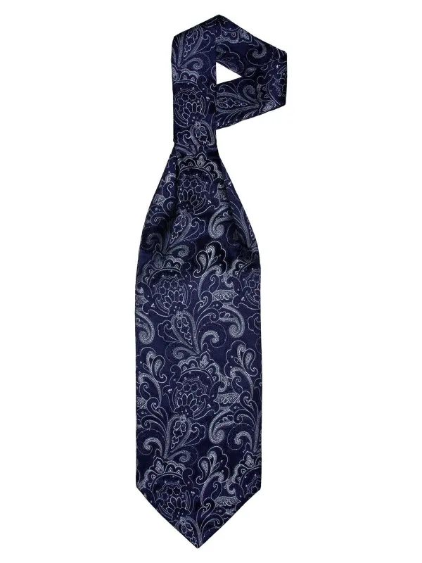 Ascots - paisley navy made by Brando