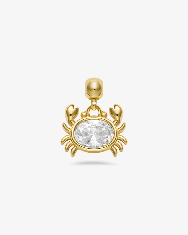 Crab charm - gold made by Brando