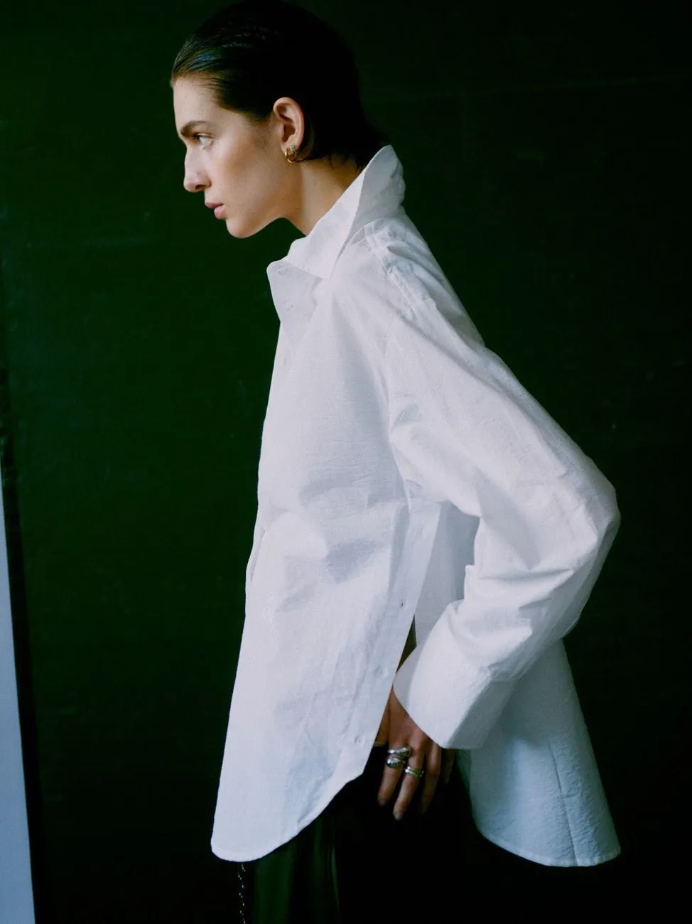 Rorda fall shirting skjorte - brilliant white sold by Brando product image thumbnail 2