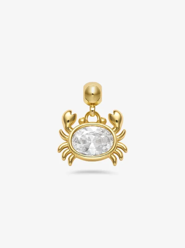 Crab charm - gold made by Brando