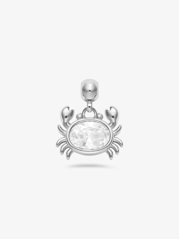 Crab charm - silver made by Brando
