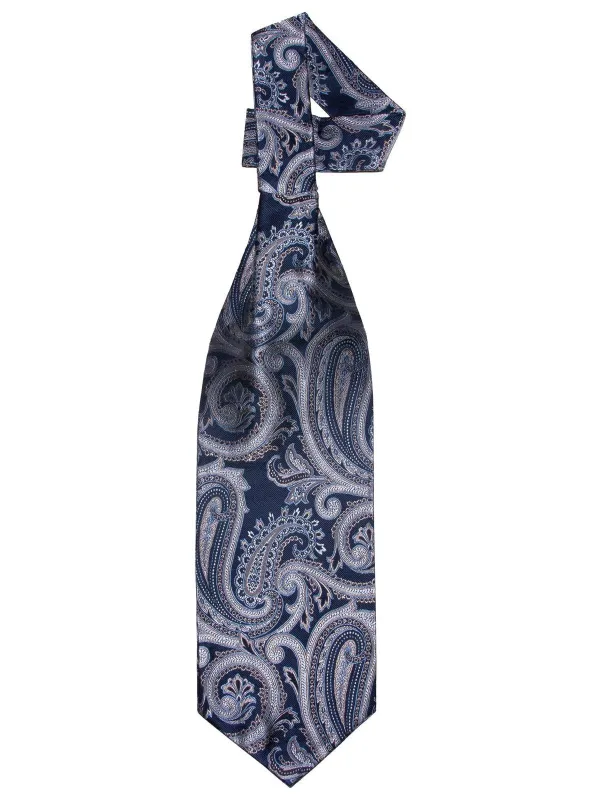 Ascots - paisley navy made by Brando