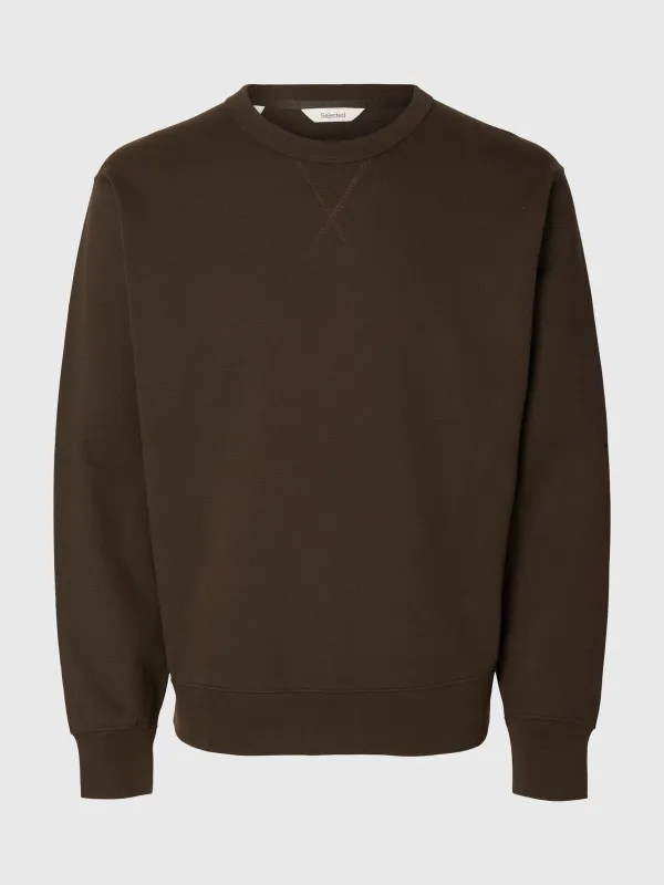 Relaxluke sweat crew neck - delicioso made by Selected