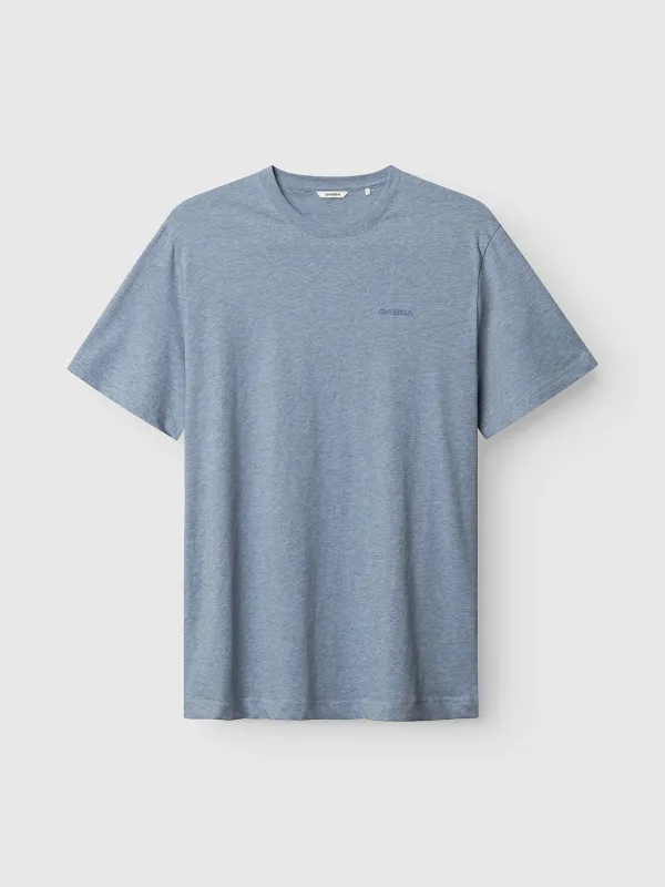 Dune melange t-skjorte - blue melange made by Gabba