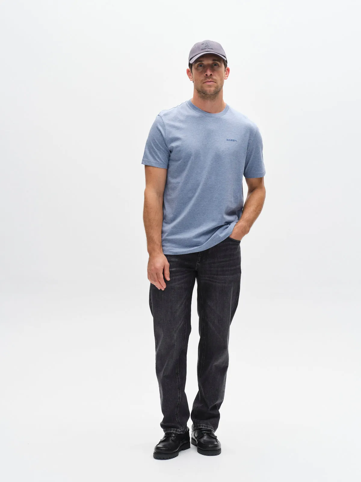 Dune melange t-skjorte - blue melange sold by Brando product image thumbnail 2
