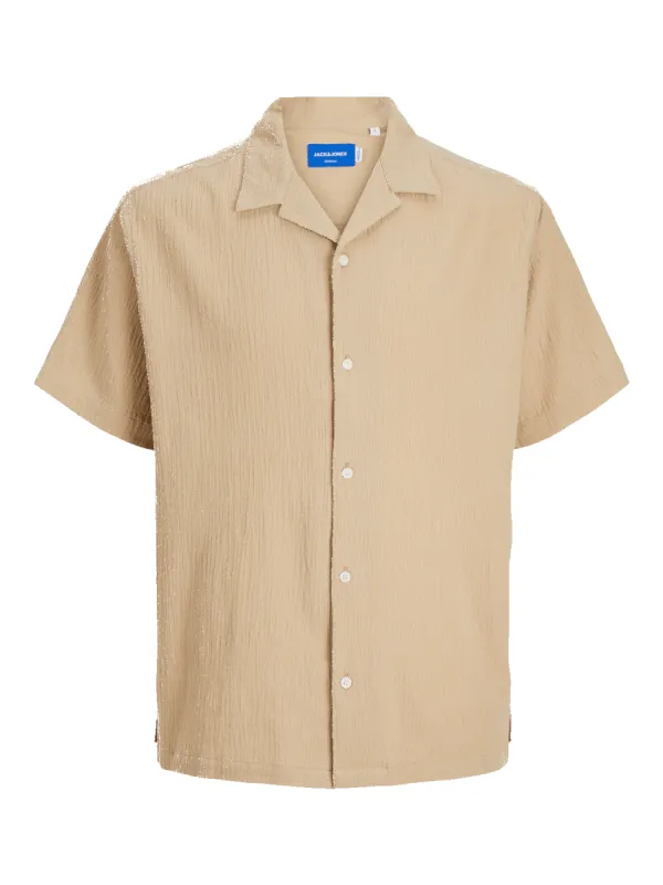 Luke crinkle skjorte - fields of rye made by Jack & Jones