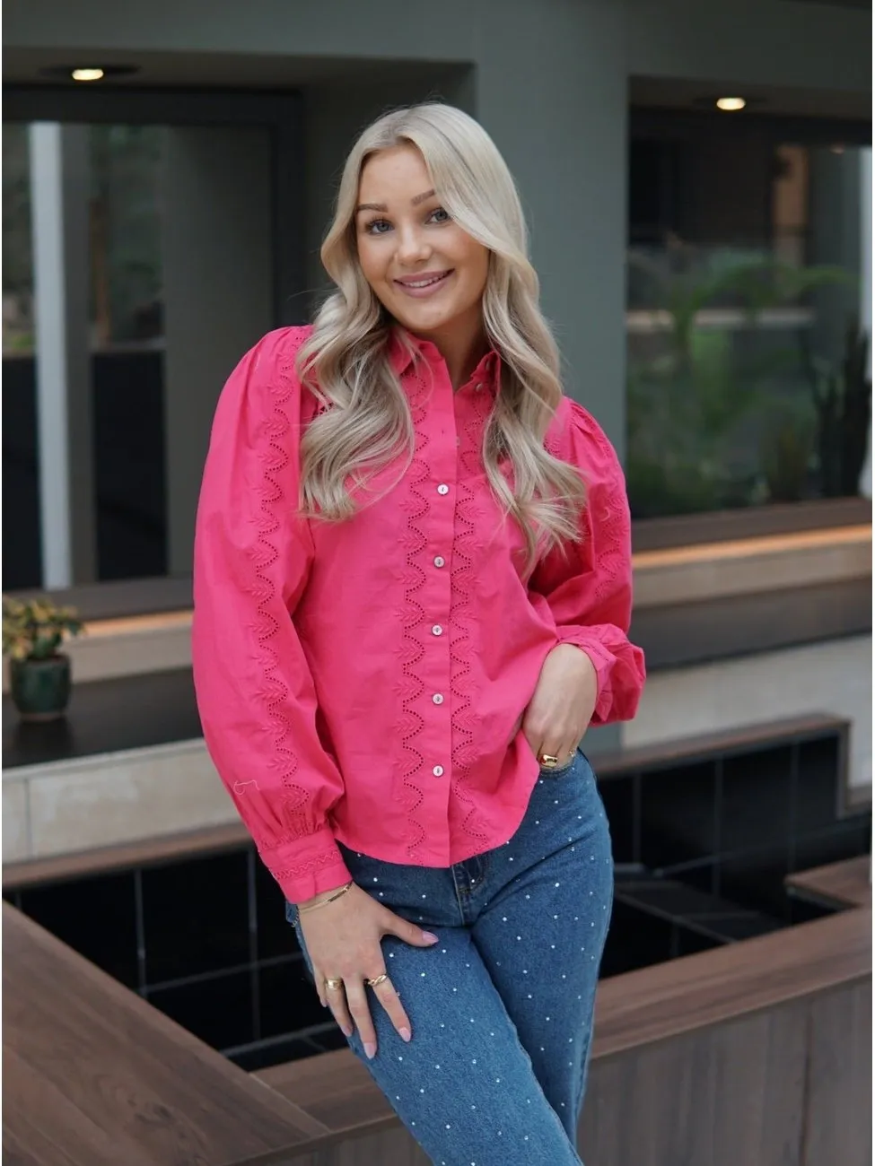 KENORA skjorte - Raspberry Sorbet sold by Brando product image thumbnail 2