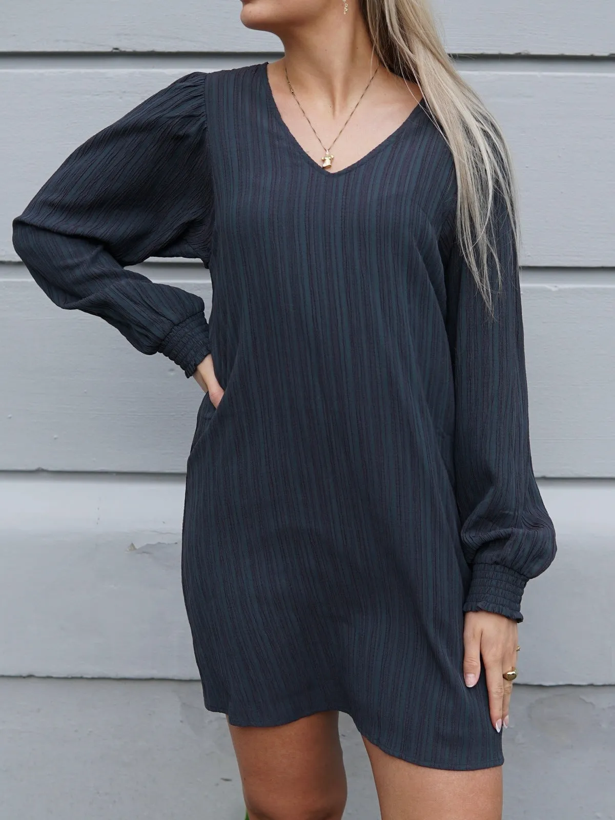 Embry kjole - dark sea sold by Brando product image thumbnail 2