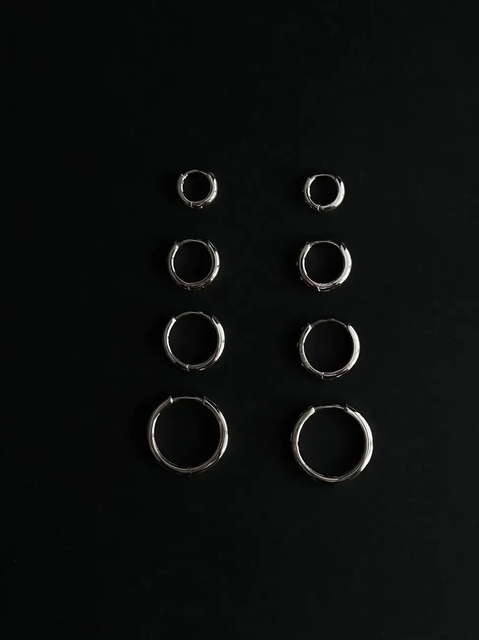 Classic hoops small - 925 sterling sølv sold by Brando product image thumbnail 3
