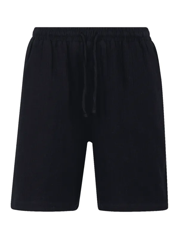 Joel shorts - black sold by Brando