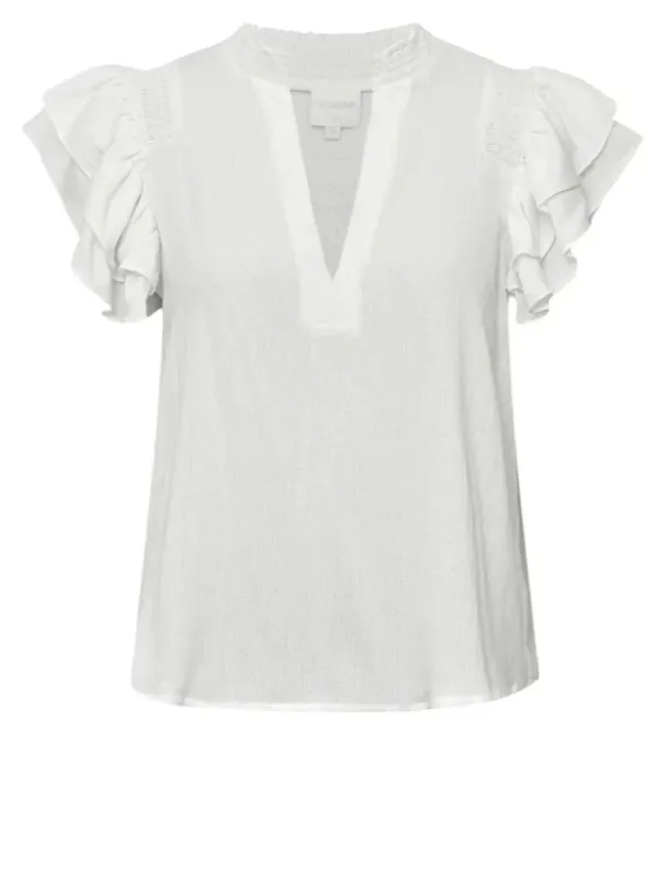 Dalila bluse - off white sold by Brando