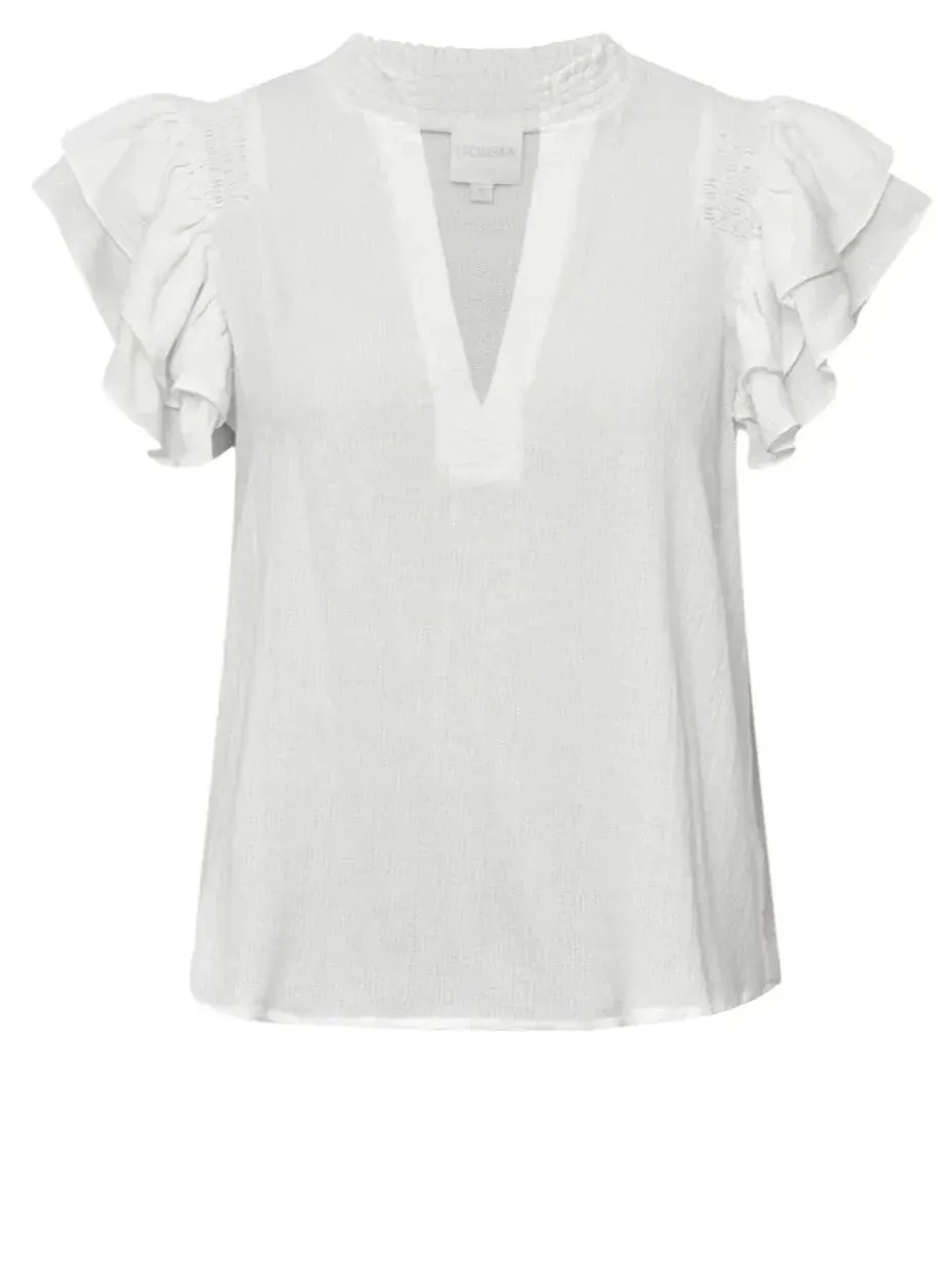 Dalila Bluse - Off white sold by Brando