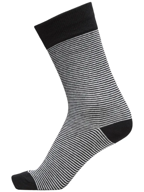 Stripe sokker - sort sold by Brando