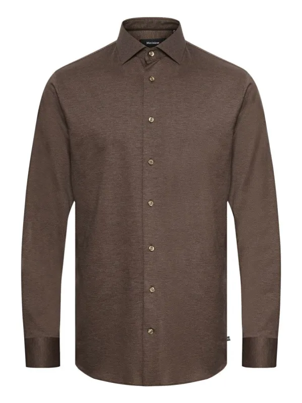 Marc skjorte - dark brown sold by Brando