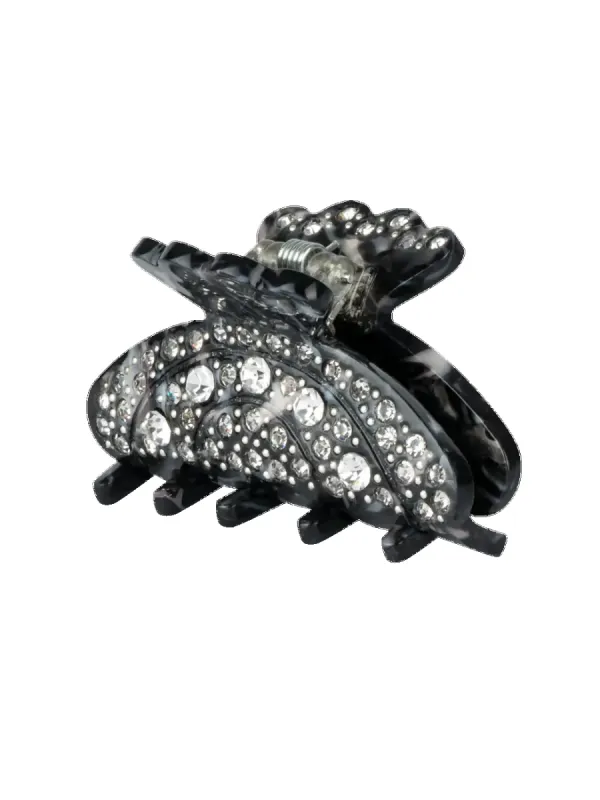 Helen Breathtaking Mini hårklype - Obsidian Black sold by Brando