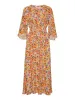 Lilou Dress - Orange Floral Print sold by Brando