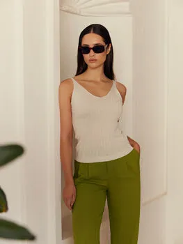 Rosalia knit top - ivory sold by Brando product image thumbnail 3