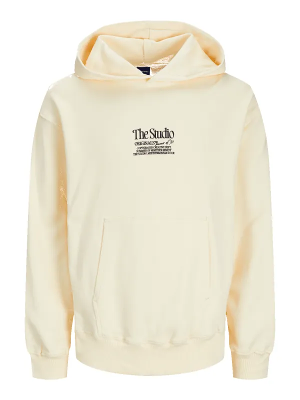 Jornoto graphic hoodie - buttercream sold by Brando