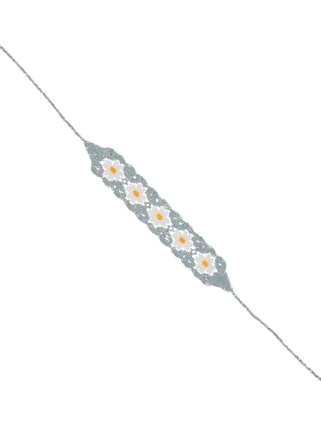 Bohemian Headband - White Sunflower sold by Brando