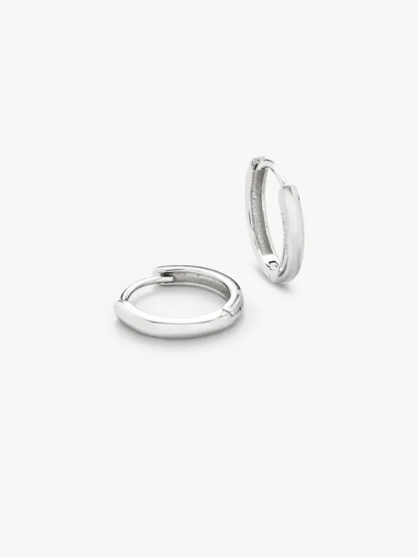 Classic hoops medium - sølv sold by Brando