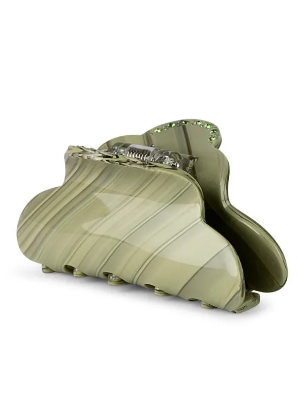 Lene soulmate big hårklype - green flash sold by Brando