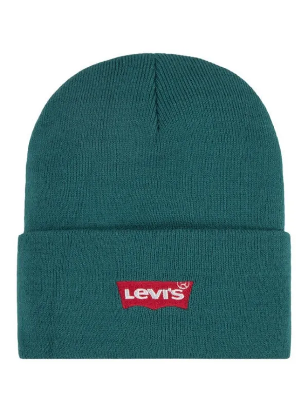 LAN LEVIS CORE BATWING BEANIE lue - Bistro Green sold by Brando
