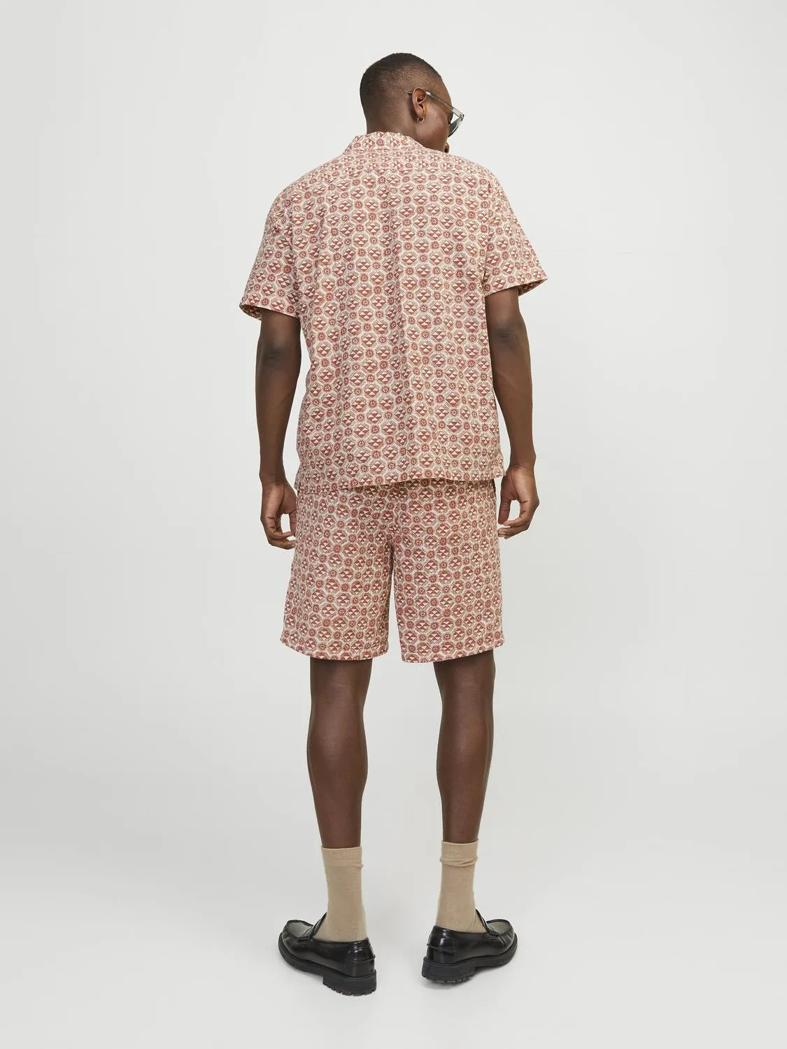 Luke seersucker resort skjorte - maple syrup sold by Brando product image thumbnail 4