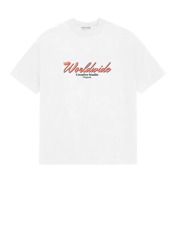 Star t-skjorte - white sold by Brando