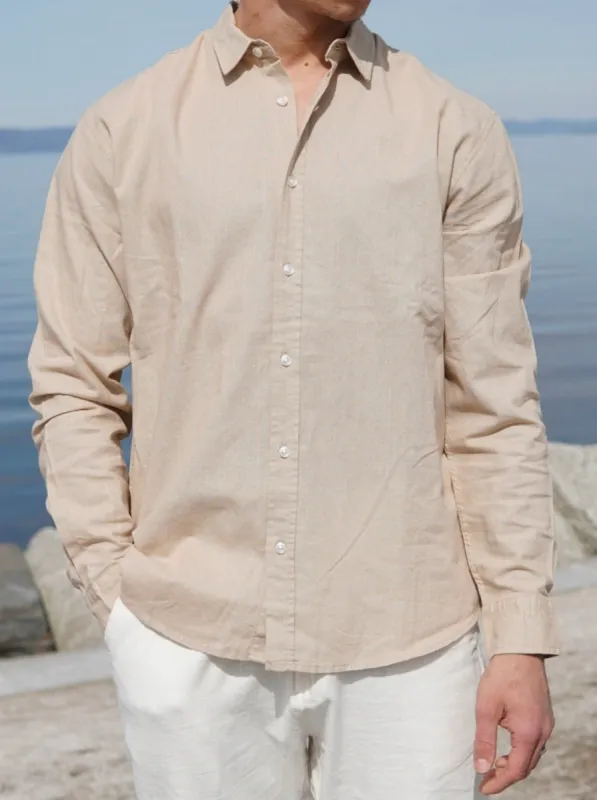 Skjorte - khaki sold by Brando