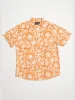 Bowling noam bomull lin skjorte - orange/ecru sold by Brando