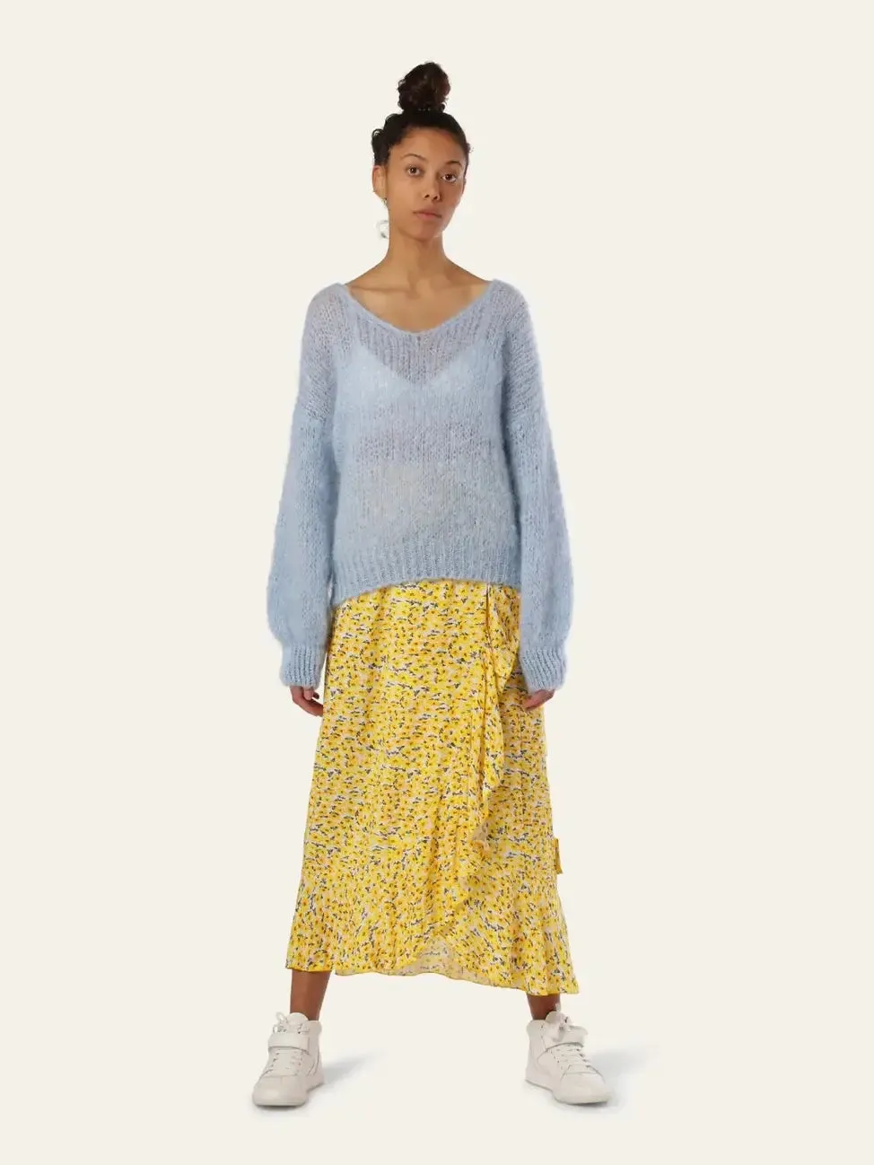 Milana mohair genser - lysblå sold by Brando product image thumbnail 5