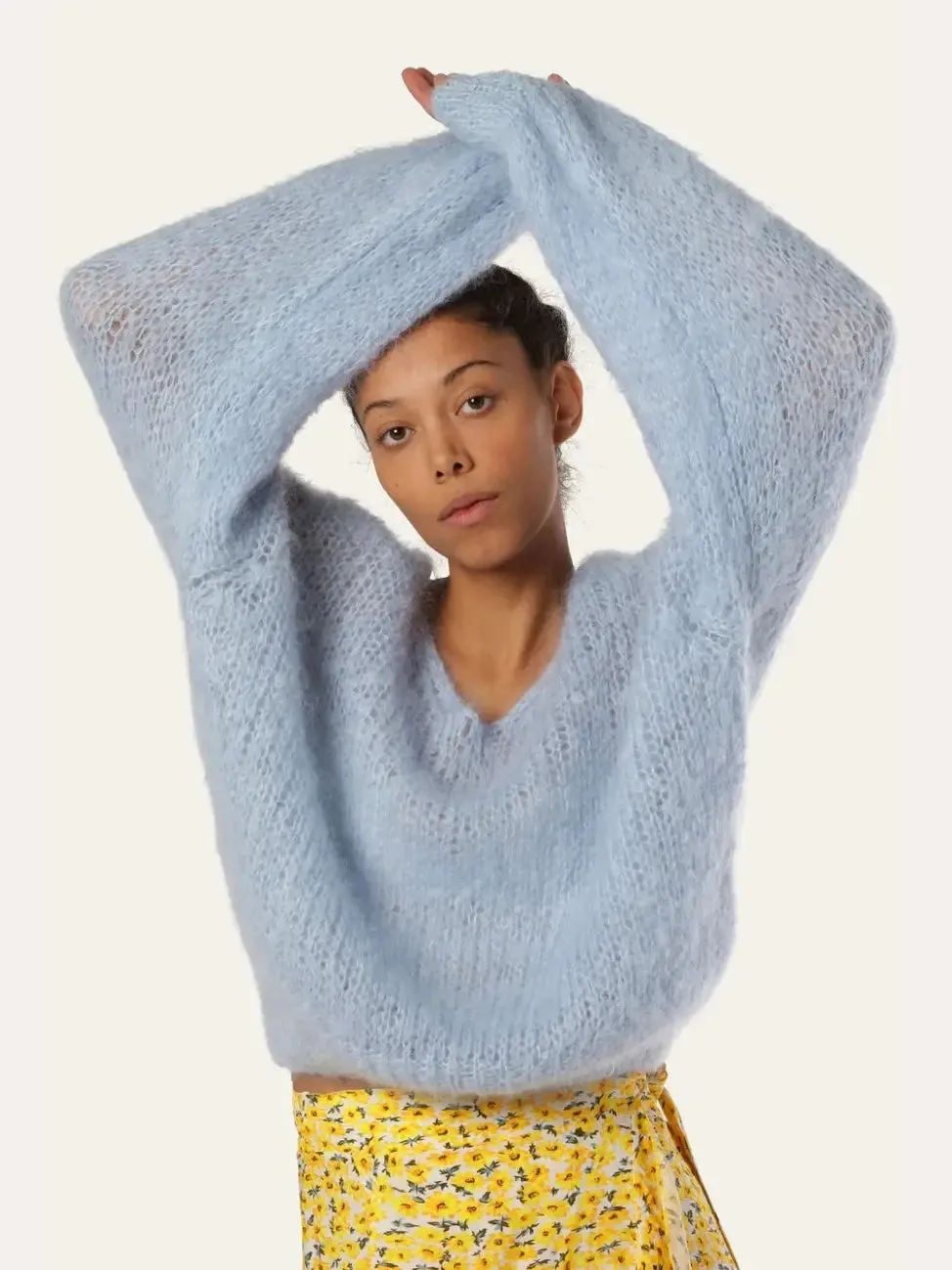 Milana mohair genser - lysblå sold by Brando product image thumbnail 4